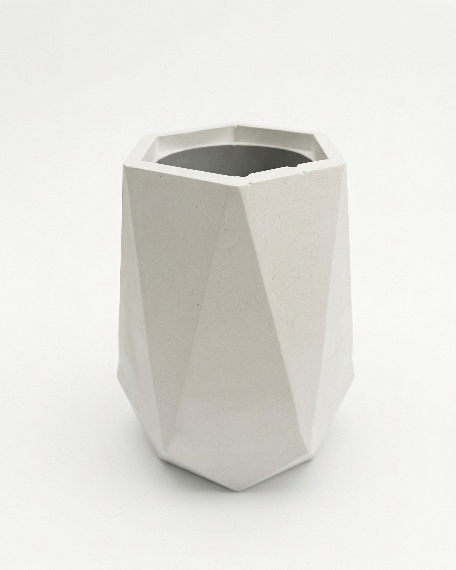 Detalle textura florero geométrico